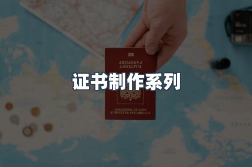 证书制作系列
